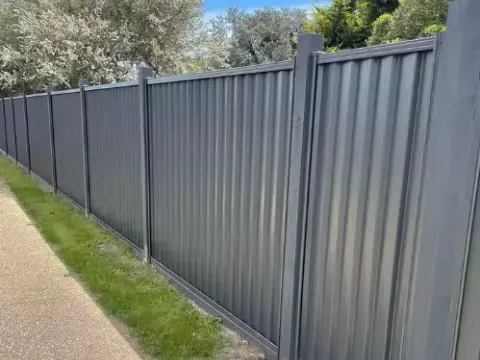 Corrugated Metal Fencing