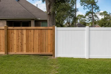 Wood vs. Vinyl Fencing for Conroe Homes — Conroe-area fence planning